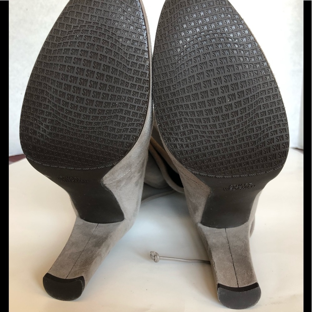 Stuart Weitzman Highland Boot in Topo Suede - Picture 10 of 14